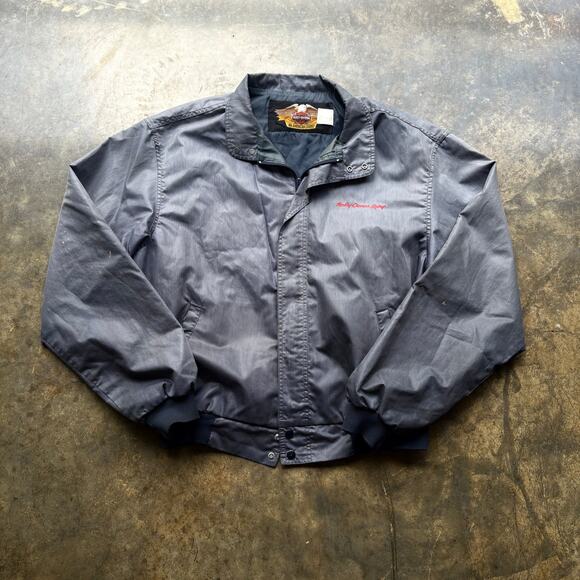 Super Faded Vintage Harley Davidson Riding‎ Jacket